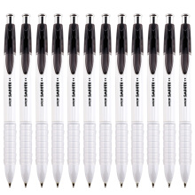 Office pen stationery wholesale ballpoint Pens Plastic Retractable Pen Black Ink 12 Pieces Fine Point Pen
